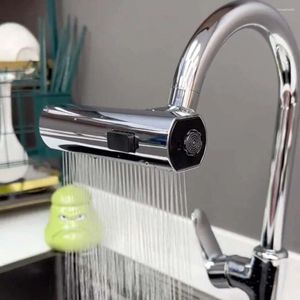 Badezimmer-Waschbeckenarmaturen, Wasserfall-Küchenarmatur, 3-Funktions-Sprühdüsenhahn, Hochdruck