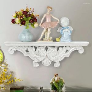 Decorative Plates Shelf Wall Hanging Holder Decoration Nursy Shelves Resin Decore Home Storage Rack Living Room Artware