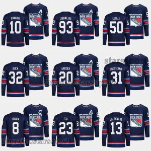 New York „Rangers” 23 Adam Fox 2023-24 Alternate Navy Trzecie koszulki 10 Artemi Panarin 32 Jonathan Quick 22 Jonny Brodziinski 12 Nick Bonino 71 Tyler Pitlick 50 Will Cuylle