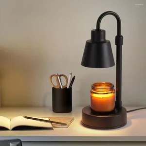 Bordslampor ljus varmare elektrisk vaxsmältlampa för top-down smältande aromaterapi dimbar skrivbord bredvid ljus