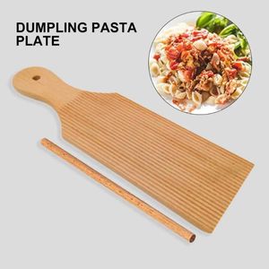 Baking Tools Pasta Rolling Board Wood Gnocchi Making Anti-wear Smooth Surface Convenient Practical Wave Pattern Maker