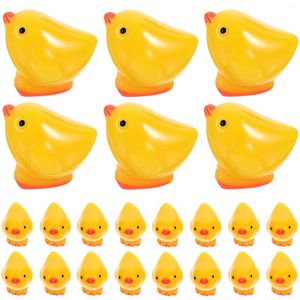 Garden Decorations Animal Cakes Micro Landscape Chick Resin Crafts Miniature Figurines