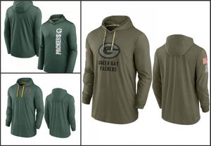 Green Bay''Packers''Men Salute to Service Tonal Pullover Hoodie