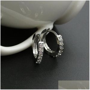 Stud Cz Zircon Earring Simple Brincos Studs Earrings Drop Delivery Jewelry Earrings Dhts5
