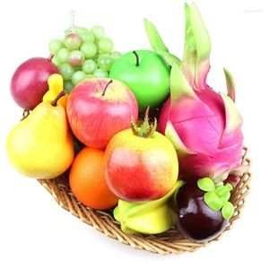 Decorative Flowers Festive Supplies Artificial Decor Fruits Bubble Mini Simulation Fruit Apple Orange Lemon Set Model Crafts