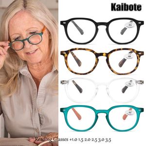 サングラスファッションの女性眼鏡を読んでいる女性の老朽化した眼鏡スプリングヒンジブラックグリーンフレームリーダーアイウェア1.0 1.5 2.0 2.5 3.0 3.5