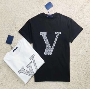 Site oficial designer verão mens camiseta casual homem mulheres camisetas com letras imprimir mangas curtas top vender luxo homens designer moda