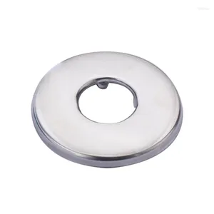 Kitchen Faucets Self-Adhesive Wall Split Flange Escutcheon Cover Plate Shower Faucet Decorative Finish Stainless Steel Drop