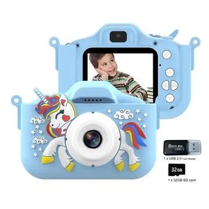 Children Camera 1080P HD Toddler Digital Video Camera Mini Cam Color Display Digital Camera Children Birthday Gift Toys For Kids With Memory Card