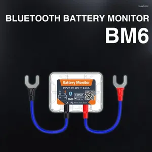 Battery Monitory BM6 Wireless Bluetooth 4.0 12V med bilhälsokontroll Appövervakningstestare för Android iOS