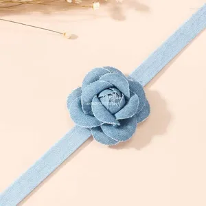 Colares de pingente simples flor estética colar moda clavícula corrente para mulheres meninas dropship