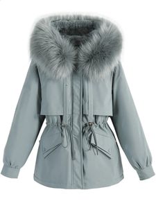 2023 복제 재킷 여자 따뜻한 코트 옷 다운 재킷 여성 겨울 파카 겨울 아브리스 코트 Jaqueta Feminina 240119