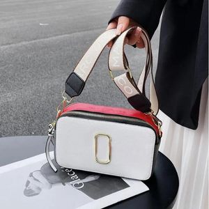 Snapshot Mehrfarbige Kameratasche Designertasche Classics Mini Mark Bag Handtasche Damen Breiter Riemen Umhängetasche Mode Luxus Leder Flash Strap High Texture Wallet