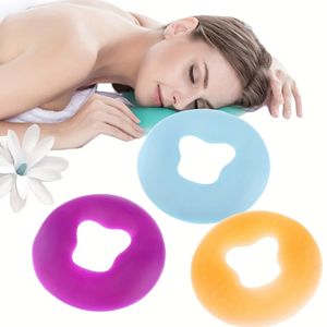 1pcSoft Massage Face Relax Silicone Relax Head Cradle Washable Relax Headrest Beauty Salon Face Cushion for SPA el Women 240119
