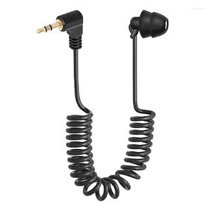 3.5Mm Spring Earphones Single Side Headphones Earbuds Wired Headset For Mobile Phone MP3 Computer