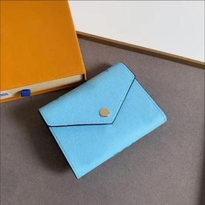 New Fashion Women Short Wallets Embossed Flowers Handbag Luxurys Designers Bag Ladies Travel Wallet Coin Purse With case