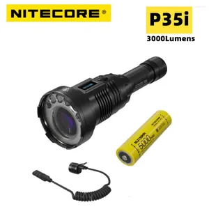 Latarki Pochodni nitecore p35i Latarka Ultra długa dystansowa podwójna wiązka 1650m USB-C