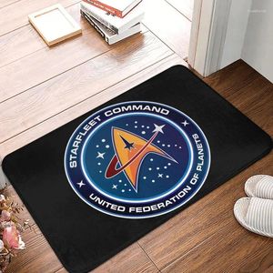 Carpets Custom Star Treks Doormat Mat Anti-Slip Science Fiction TV Series Bath Kitchen Toilet Rug Carpet 40 60cm