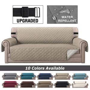 Waterproof Plaid Fabric Sofa Cover AntiSlip Easygoing Covers Luxury Folding Living Room Sofas Slipcover For 1234 Seat 240119