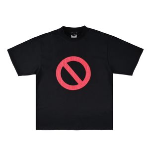 T-shirt de designer estampa preto e branco camiseta masculina diária hip-hop lazer primavera/verão vestir tendência leve e confortável