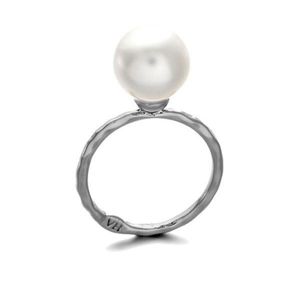 Band Rings Pearl Ring Gold Plated For Women Party Wholesale Drop Leverans smycken Ring DH2ZW