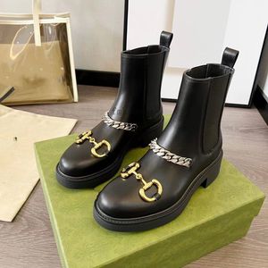 New Boots Ankle Boot Designer Martin Desert For Women Classical Shoes Fashion Winter Leather Boots Coarse Heel Women Shoes 35-41 1.25 02