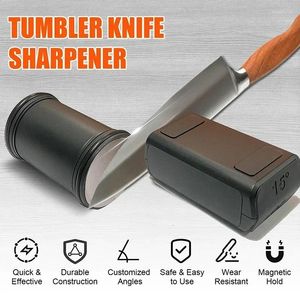 Other Knife Accessories Tumbler Rolling Sharpener Detachable Sharpening For Kitchen 15 And 20 Degrees Magnetic Support