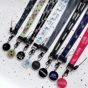 Chaveiros KPOP ZB1 ATEEZ IVE Stray Kids 5-Star Dream Long Lanyard Chaveiro Moda Acrílico Chaveiro Titular Presentes Saco de Carro Charme Acessórios