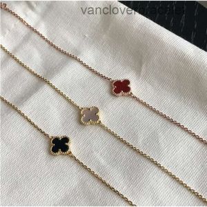 van Clover Braclet Cleef 디자이너 브레이슬릿 3colors 패션 디자인 더블 사이드 4Charm 팔찌 18k 골드 스테인레스 스틸 럭셔리 브레이슬릿 M