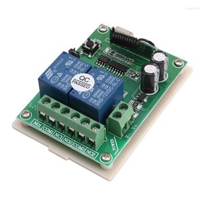 Remote Controlers DC 12V 2 Channel RF 433MHz Wireless Control Switch Relay Receiver Module