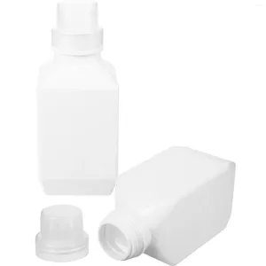 Dispenser di sapone liquido 2 pezzi Detersivo per detersivo in polvere Serbatoio di riflusso Sub Bottiglia Secchio Contenitore per detersivo per bucato Contenitori per bianco