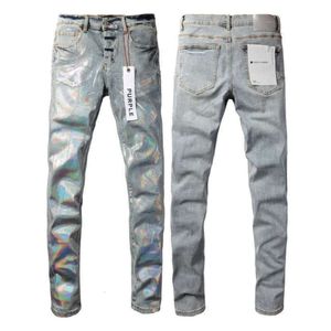 Lila märke jeans 2024 Spring denim byxor mode byxor rak design retro streetwear casual tröjor