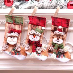 Christmas Decorations Large Gift Bags Fireplace Decoration Socks Years Candy Holder Home Decors Useful