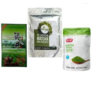 Copos pires 250g chinês matcha chá verde conjunto de vácuo sacos plásticos longo jing compressão sem saco de embalagem