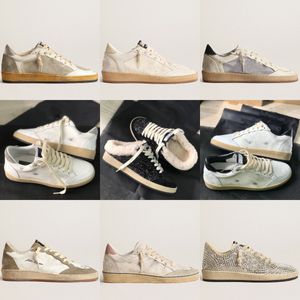 Luxo designer sapatos bola estrela tênis sapato itália clássico branco do-velho sujo estrela tênis qualidade mulher homem sapatos casuais