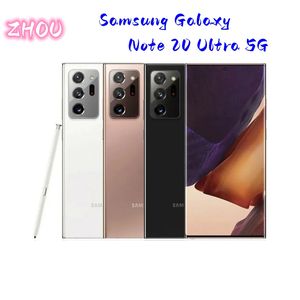 Samsung Galaxy Note 20 Ultra 5G Note20 Ultra Çift SIM N986 256GB Orijinal Cep Telefonu Octa Çekirdek Exynos 990 6.9 