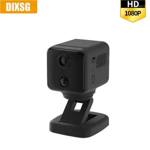 Mini telecamera 1080P HD Visione notturna Angolo di 150° per interni Wifi Sicurezza Telecamera di visualizzazione remota Supporto Modalità di potenza ridotta