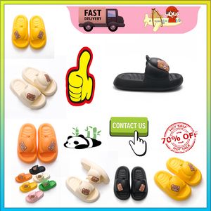 Ny Little Slipper Sandal Platform Casual Slipers Womans Herren bär lätt vikt Andningsbar supermjuk sommarhäl utomhus strandskor