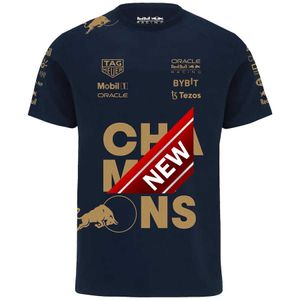 Team Championship Edição Comemorativa Racing Suit Camiseta Manga Curta Polo Verstappen Mesmo Novo Produto