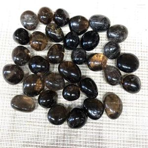 Dekorativa figurer Smoky Quartz Natural Raw Stones Crystal Tumbled Reiki Healing Mineral Prov Aquarium Home Decoration Chakra