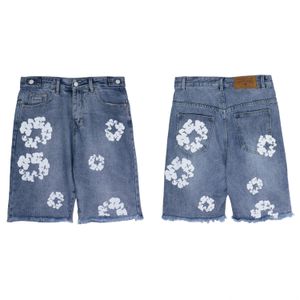 Krótkie spodenki dla mężczyzn szorty Mężczyźni Designer dżinsy kobiety szorty spodnie drukowane spodnie wiosna letnie luźne szorty dżinsy s-3xl y240506
