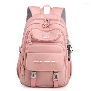 Sacos escolares 2024 mochila para meninas portabilidade à prova d'água adolescentes estudantes universitários grande bolsa de ombro de viagem mochilas escolares