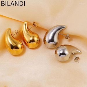 Stud Earrings Bilandi Modern Jewelry American European Trend Shiny Tear For Girl Female Party Gift Accessories