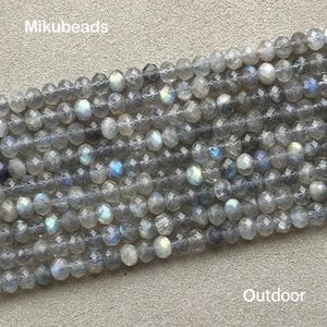 Pedras preciosas soltas atacado natural 4 5.5mm labradorite facetada rondelle contas para fazer jóias diy pulseiras colar