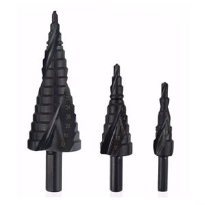 3 Pz set 4-32mm Set di punte da trapano HSS Cobalto Step Punta da trapano Azoto Acciaio ad alta velocità Spirale Triangolo Gambo Foro Cutter316Y