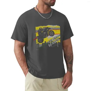 Regatas masculinas Street Hawk Camiseta Roupas Estéticas Moda Coreana Camisas de Suor Homens