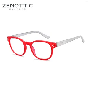 Sunglasses ZENOTTIC 2024 Fashion Anti Blue Light Blocking Reading Glasses Square Computer Eyeglasses For Unisex Diopter From 0 To 4.0 420