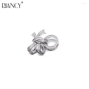 Pendants DIY Jewelry Accessories Multi-row Bow-knot Micro Inlaid Zircon Pearl Necklace Bracelets Buckle