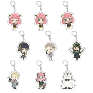 Keychains Ornaments Anime SPY X FAMILY Keychain Cartoon Figure Peripheral Bags Pendant Key Chain For Women Men Jewelry Gifts Accessories