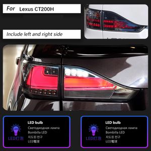 Lâmpada traseira de freio para estacionamento reverso, luz de corrida para lexus ct200h ct200 led conjunto de luz traseira 11-16 streamer sinal de seta peças de automóvel